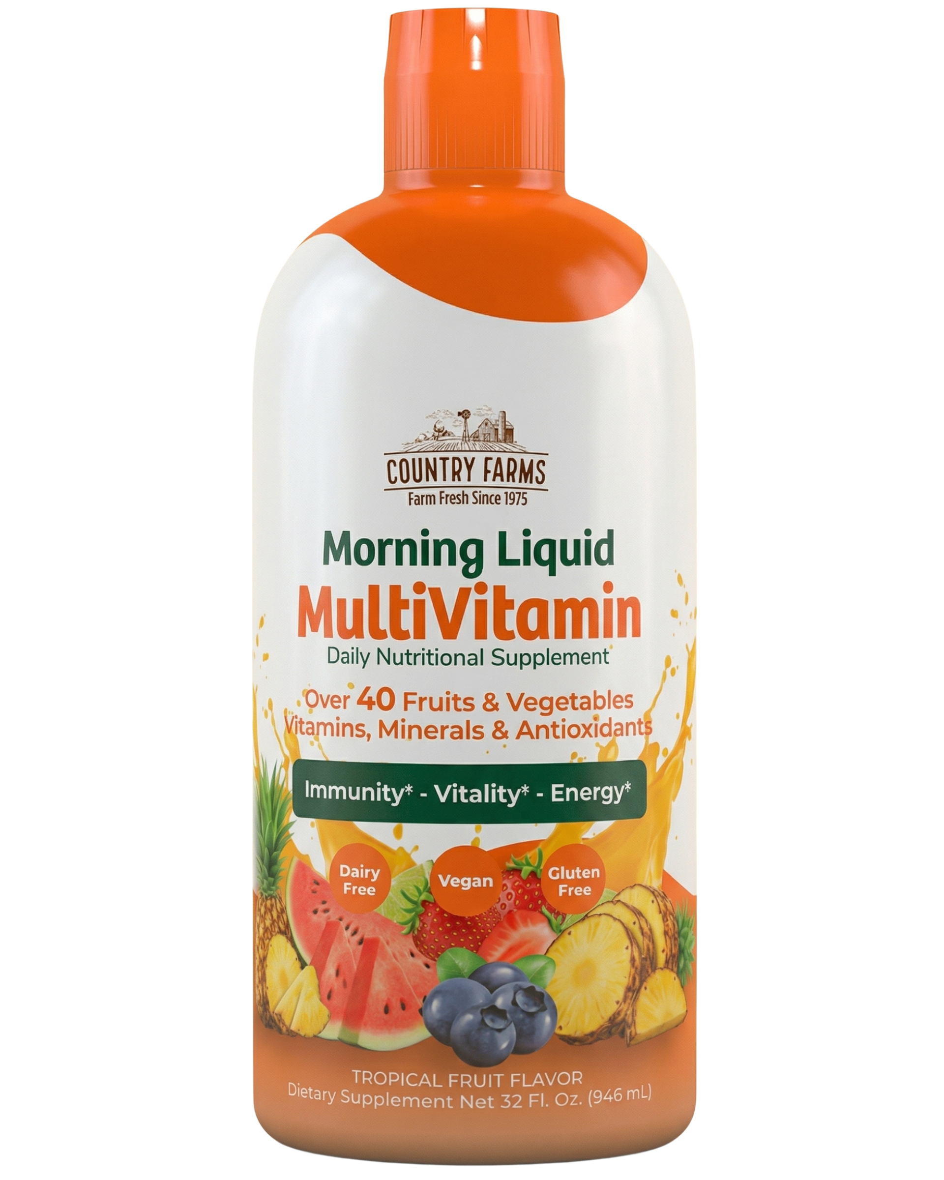 Country Farms Multivitamin Morning Blend Liquid 32 fl oz