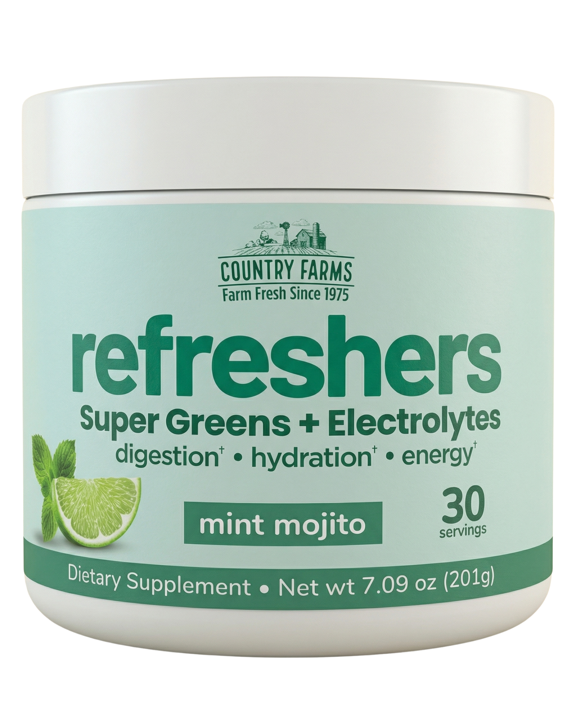 Country Farms Refresher Drink Mix Mint Mojito Powder 7.09 oz